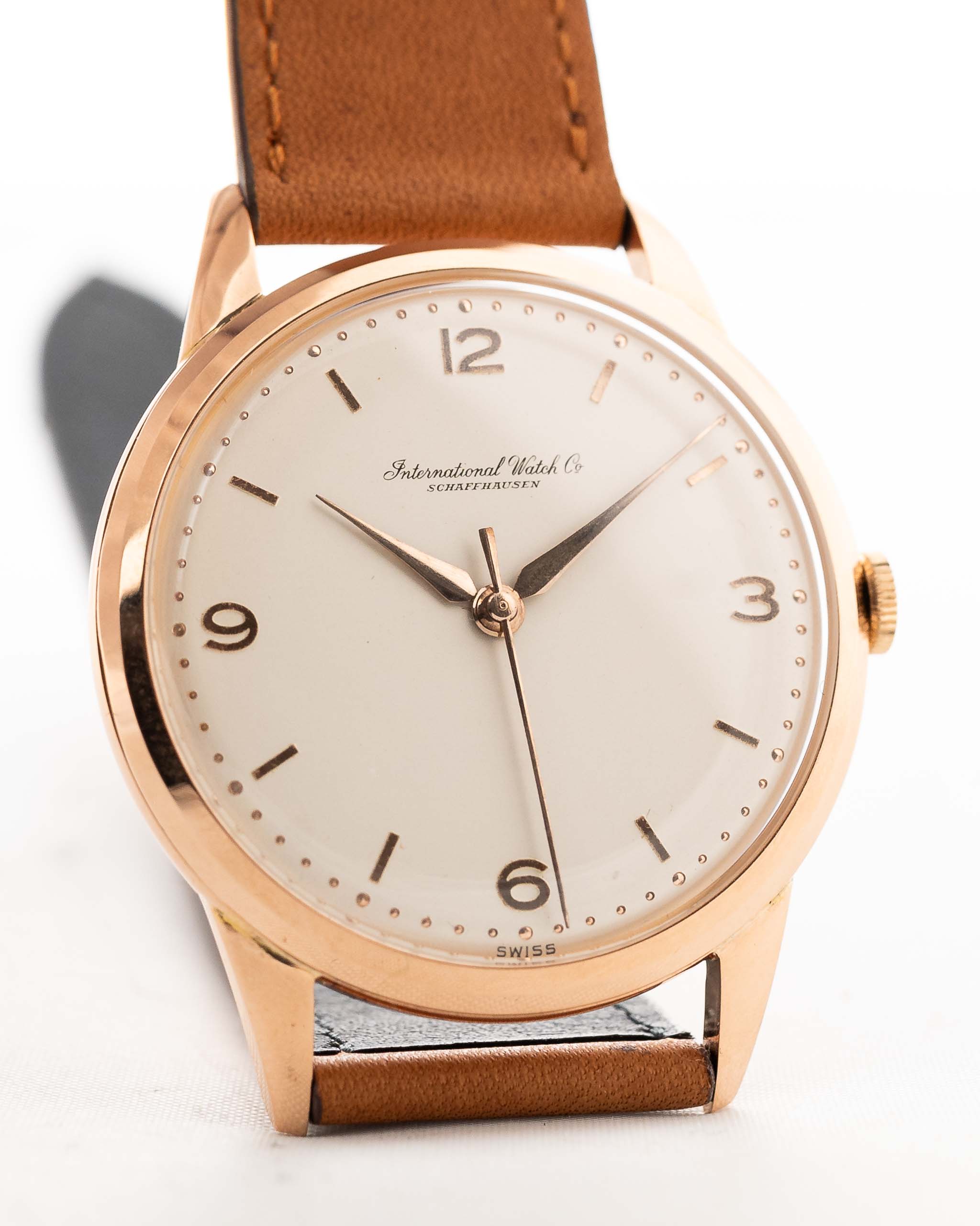 Preowned IWC Cal. 89 Dress 18k Rose 1959 Quadrante