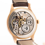 Longines Art Deco Sub Second 18k Rose 1940s