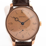Longines Art Deco Sub Second 18k Rose 1940s