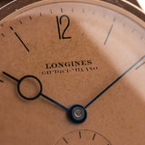 Longines Art Deco Sub Second 18k Rose 1940s