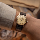 Omega Constellation 14381 Pie Pan 18 carati oro rosa 1960