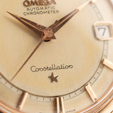 Omega Constellation 14393 Railroad 18k Rosa 1960