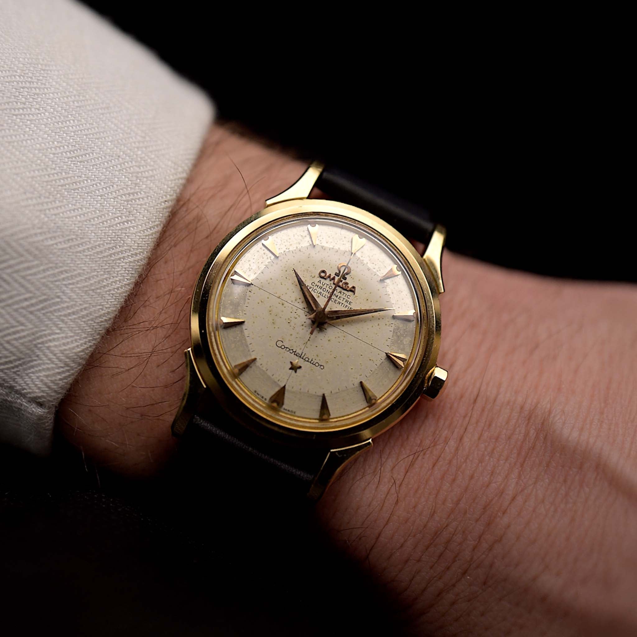 Omega Constellation 2852 Arrow Crosshair 1956, usato.