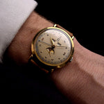 Orologio vintage Omega Cosmic 2485 Moonphase Jumbo 1947