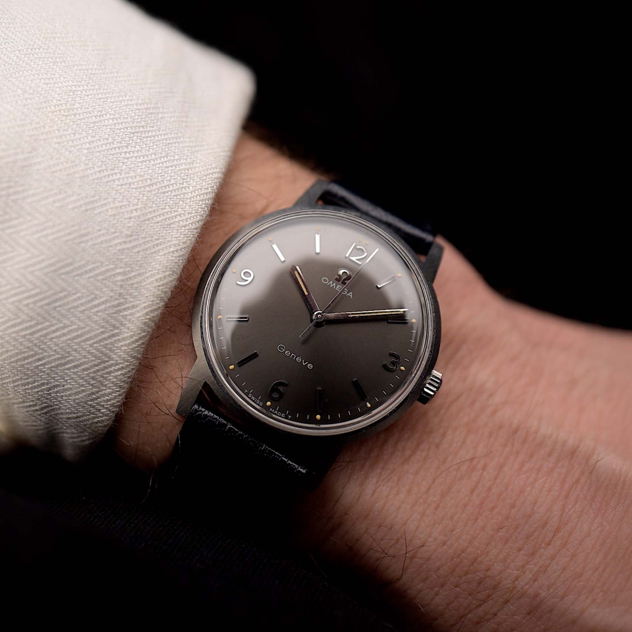 Orologio Omega - Vintage Omega Genève 135070 Grey 1970 Acciaio inossidabile