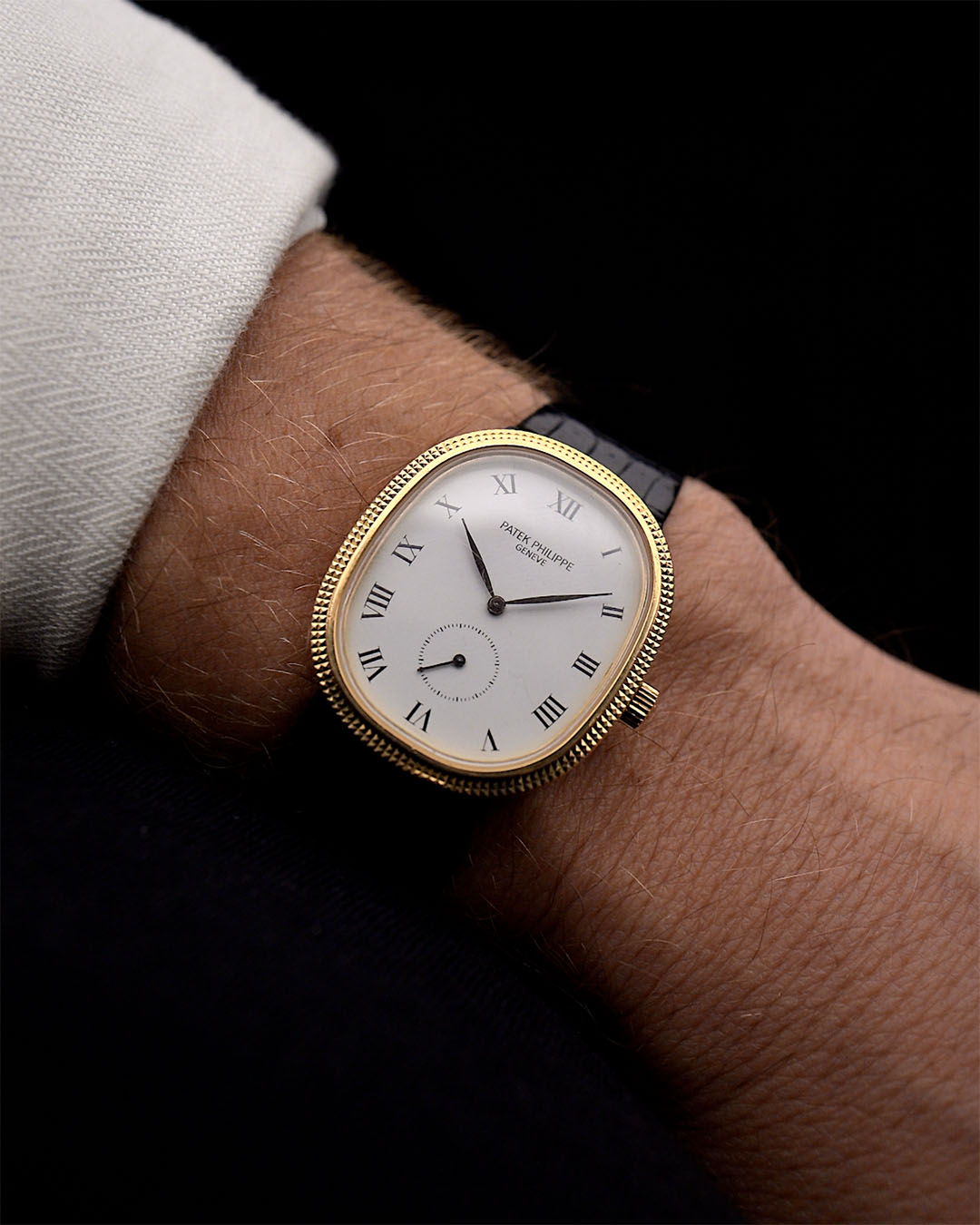 Vintage Patek Philippe Ellipse 3989 Roman 1989