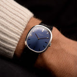 Patek Philippe 3548 Blue Ellipse 18k anni '70