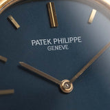 Patek Philippe Ellipse 3648 d'Or 18k Blu anni '70