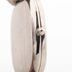 Vintage Patek Philippe Ellipse 3738 Grigio, oro bianco 18 carati, cassa anni '80 con corona