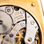 Vintage Patek Philippe Onyx 3649 Jumbo 1970, timbri del movimento in oro giallo 18 carati