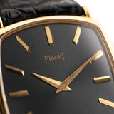 Piaget Rettangolare 9742 Grigio anni '80