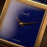 Piaget 9154 Protocole Lapislazuli 18k anni '70