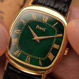 Piaget Ellipse 9454 Malachite Roman anni '70