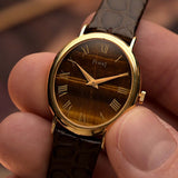 Piaget Ellipse 9822 Tiger Eye 1970s