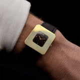 Piaget 18k Rettangolare Nero anni '70
