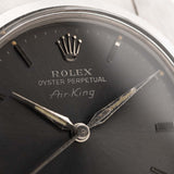 Vintage Rolex Air King 5500 Grigio 1963 Lancette del quadrante