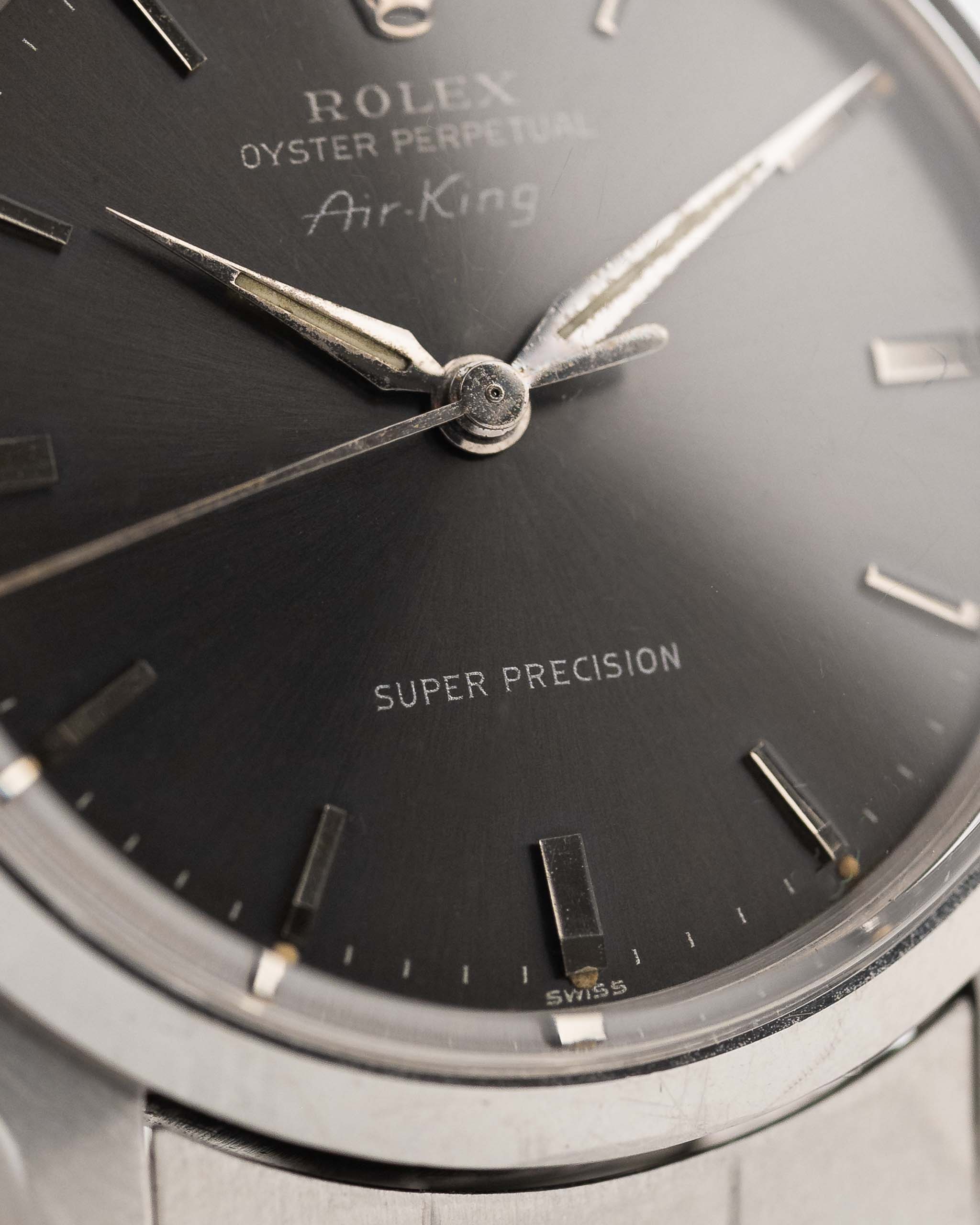 Rolex Air King 5500 Grigio 1963 Quadrante e lancette d'epoca