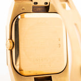 Vintage Rolex Cellini 4350 ottagono in legno 1981 18k Cassa posteriore