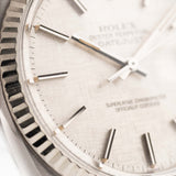 Rolex Datejust 16030 Quadrante in lino argento 1987