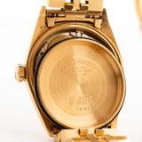 Rolex Datejust 1601 Onyx 1969 lato posteriore in oro giallo 18k