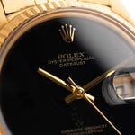 Rolex Datejust 1601 Onyx 1969 Quadrante vintage con patina