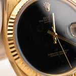 Rolex Datejust 1601 Onyx 1969 Quadrante con Patina