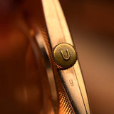 Universal Genève 10359 Cioccolatone 18 carati oro rosa 1960