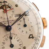 Universal Genève Tri Compax 12551 Rosé 1940s