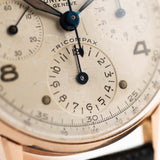 Universal Genève Tri Compax 12551 Rosé 1940s