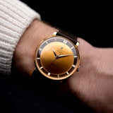 Universal Geneve Polerouter 10234 DeLuxe 18k Rose 1950s