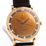 Universal Geneve Polerouter 10234 DeLuxe 18k Rose 1950s