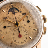 Universal Geneve Tri Compax 22258 Rose 1940s