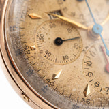 Universal Geneve Tri Compax 22258 Rose 1940s