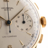 Universal Geneve Uni Compax 124103 Jumbo 18k 1950s