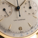 Universal Geneve Uni Compax 124103 Jumbo 18k 1950s