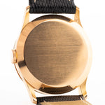Vacheron Constantin 4217 Rose vintage degli anni '40 Cassa. 33,5 mm con cassa in oro rosa 18 carati, carica manuale Cal. V454, quadrante originale color miele e cinturino in pelle.