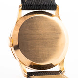 Vacheron Constantin 4217 Rose vintage degli anni '40 Cassa. 33,5 mm con cassa in oro rosa 18 carati, carica manuale Cal. V454, quadrante originale color miele e cinturino in pelle.