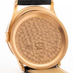 Vacheron Constantin 4217 Rose vintage degli anni '40 Retro della cassa. 33,5 mm con cassa in oro rosa 18 carati, carica manuale Cal. V454, quadrante originale color miele e cinturino in pelle.