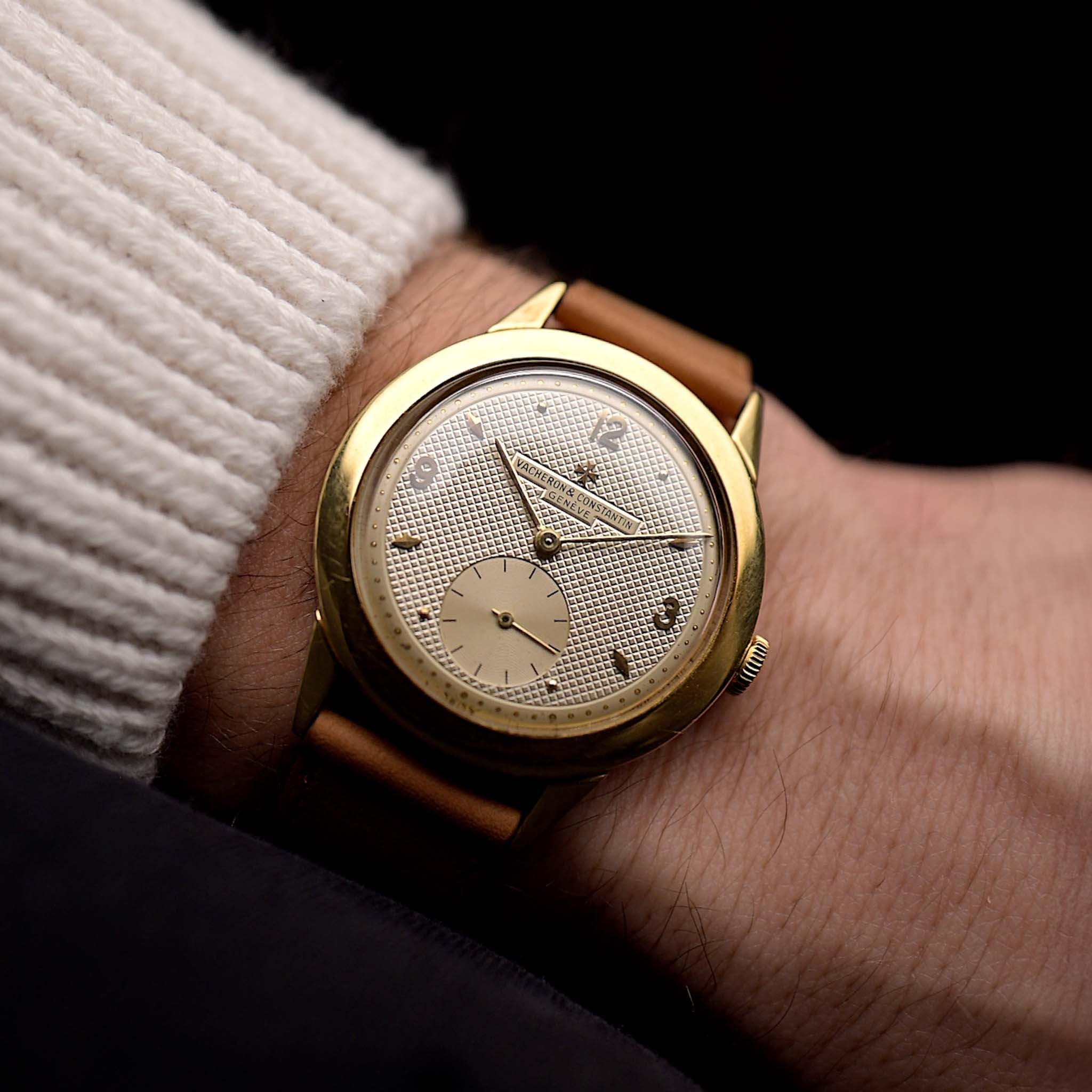 Vacheron Constantin - Vacheron Constantin Guilloché 4711 Sub Second 1950 - cassa in oro giallo - quadrante Guilloché