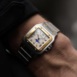 Cartier Santos Carrée Data della Luna 1990