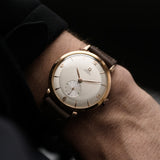 Omega Sub Second Jumbo 18k Rose 1952