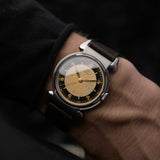 Omega Scarabeo Jumbo bicolore 1938