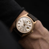 Rolex Day Date Pie Pan 18k Rose 1962