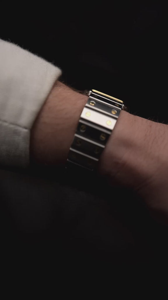 Cartier Santos Carrée 2961 Borgogna usato anni '80