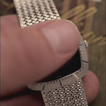 Rolex Cellini 4029 Blue Ombre 18k degli anni Settanta. 30 mm in oro bianco 18k con movimento a carica manuale, quadrante Blue Ombre e bracciale in oro bianco 18k.