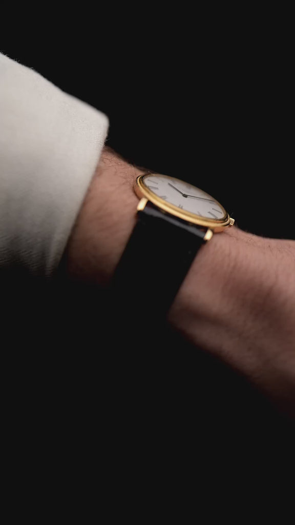 Patek Philippe Calatrava 3520 Roman 1970s Orologio Vintage