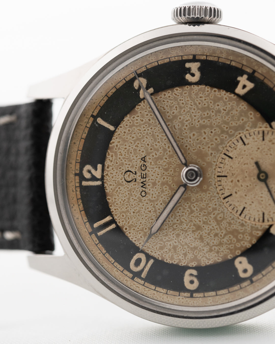 Omega Tuxedo bicolore 1947 - Goldammer Orologi Vintage
