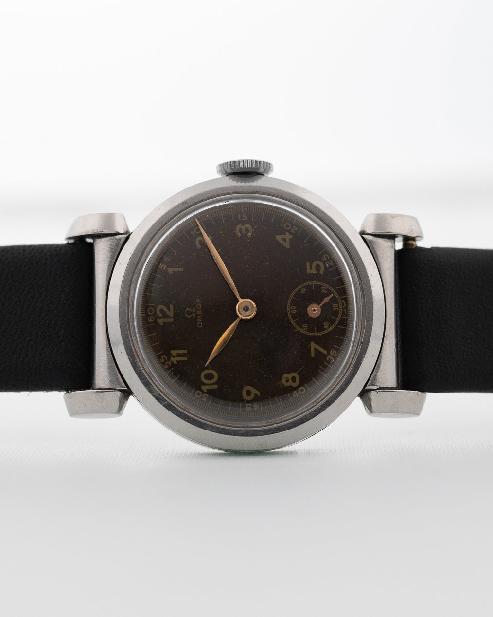 Omega Scarabeo Nero Dorato 1935 - Goldammer Orologi Vintage