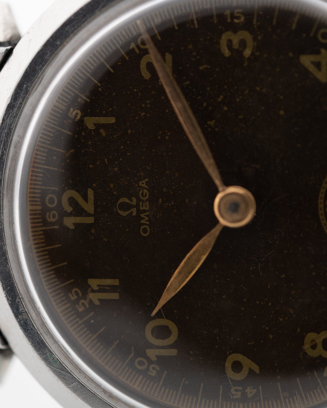 Omega Scarabeo Nero Dorato 1935 - Goldammer Orologi Vintage