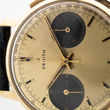 Cronografo Zenith 18k Quadrante Panda 1960